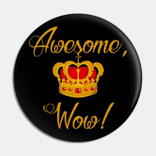 Awesome wow Hamilton Pin