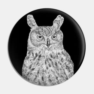 Eurasian eagle-owl Pin