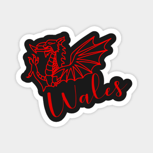 WALES RED DRAIG GOCH RED DRAGON 2 Magnet