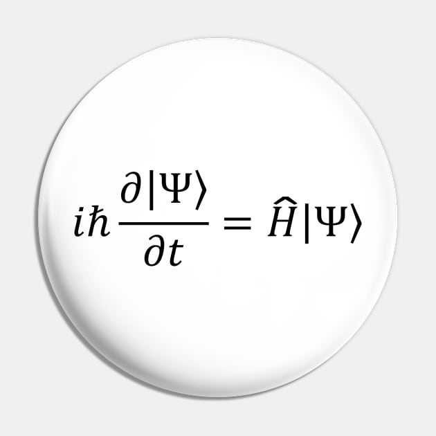 Schrodinger Equation - Quantum Mechanics And Science Pin by ScienceCorner