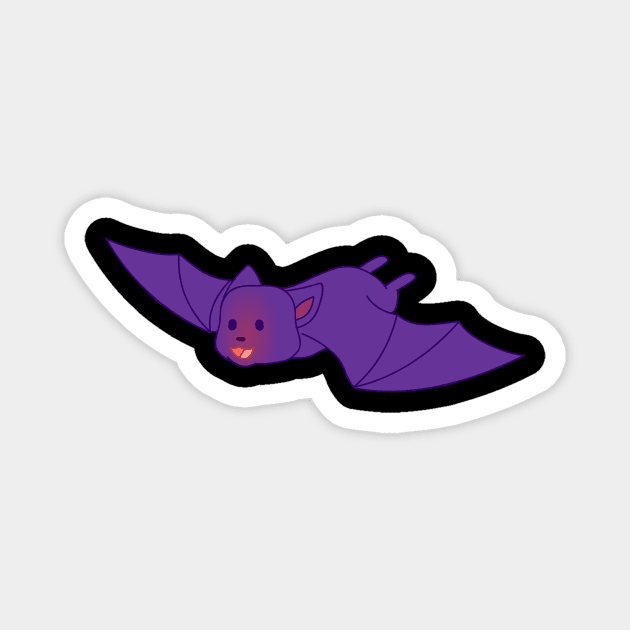 Grape Fruit Bat Magnet by chibifox