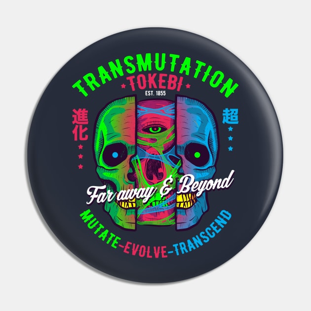 Transmutation Skull Pin by TOKEBI