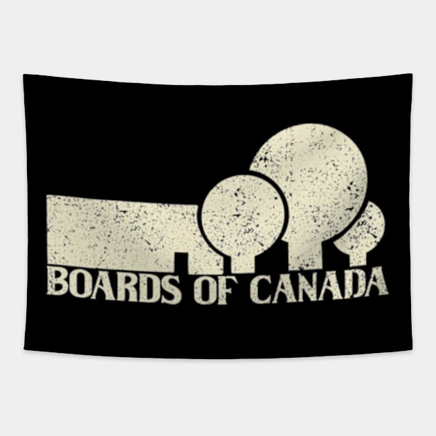 Boards Of Canada - Retro Original Fan Art Design Tapestry by BlockersPixel