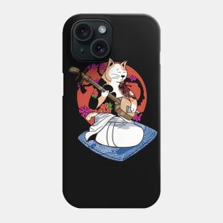 Shamisen Cat Phone Case