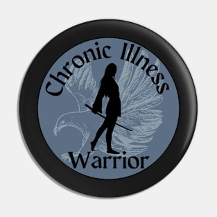 Chronic Illness Warrior -Eagle Pin