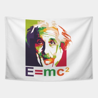 Albert Einstein Pop Art Tapestry