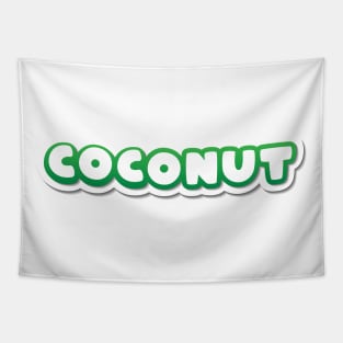 Coconut Text Tapestry