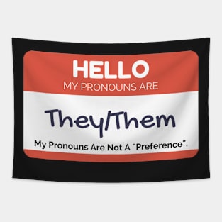 They/Them Pronouns Tapestry