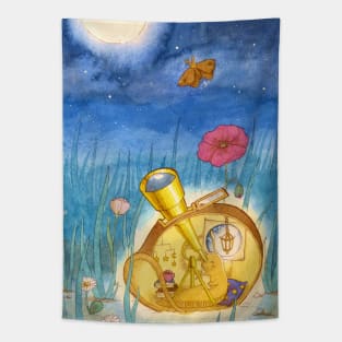 Astro-snail / Snail house Tapestry