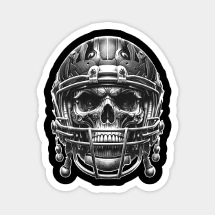 Gridiron Ghoul: Skull in Helmet Magnet