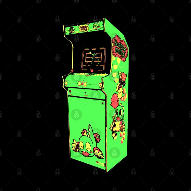 Bubble Bobble Retro Arcade Game 2.0 by C3D3sign