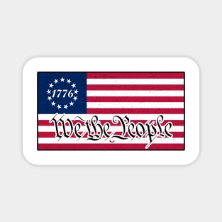 We the people - Betsy Ross flag Magnet