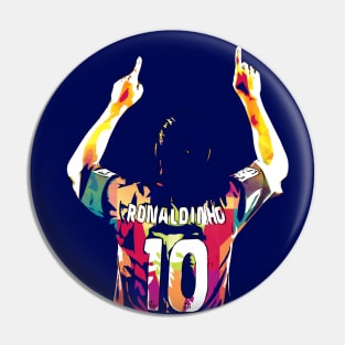 Ronaldinho Pop Art Pin