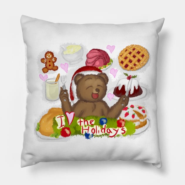 Holiday Food Pillow by SakuraDragon