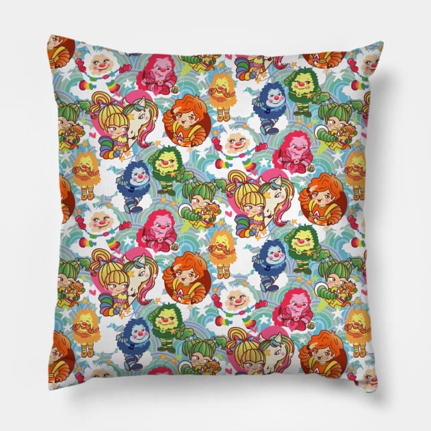 Rainbow Brite Love Pillow by LADYLOVE