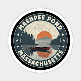 Mashpee Pond Massachusetts Sunset Magnet