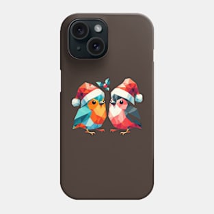 Christmas Cute Santa Birds Phone Case