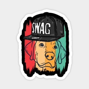 "Swaggin' Pup: All you need is love and a whole lot of swag! Magnet