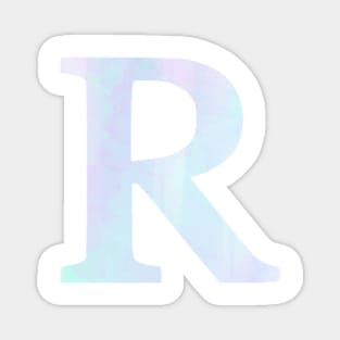 The Letter R Cool Colors Design Magnet