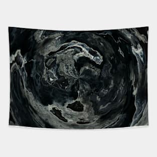 Black Marble stone Nature  Natural Tapestry