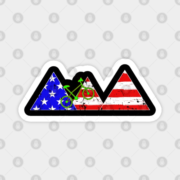 Mountain US Biking Road Bike E-Bike Magnet by BurunduXX-Factory