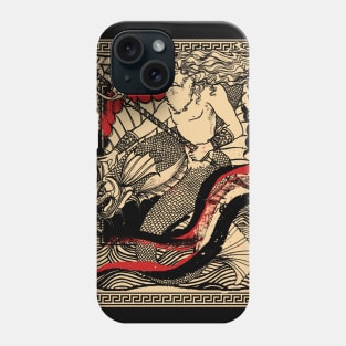 Poseidon the god of the sea Phone Case