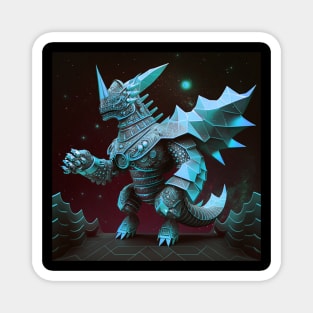 crystal dragon in star cosmic armor ecopop monster kaiju Magnet
