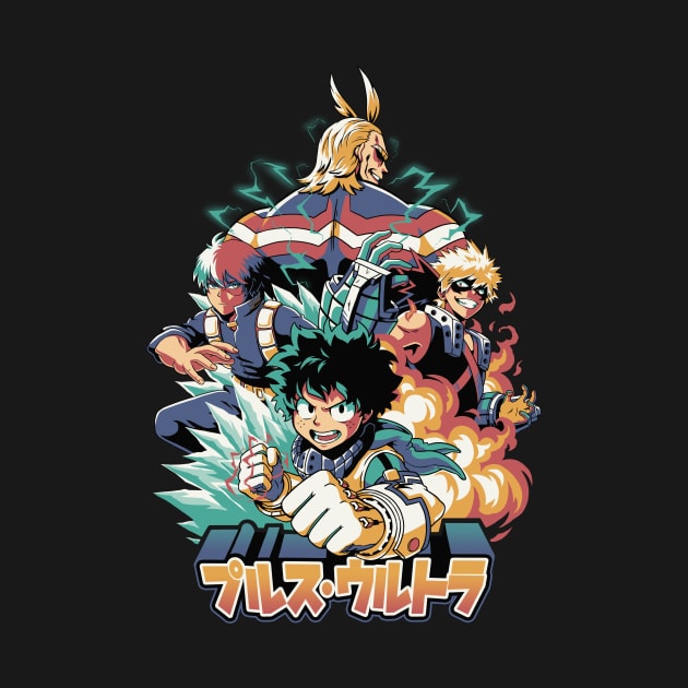 Go Beyond // Plus Ultra, Deku, All Might, My Hero Academia by CorgiButt