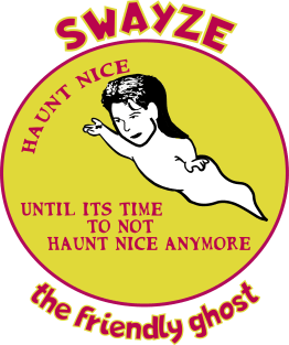 Swayze the Friendly Ghost Magnet