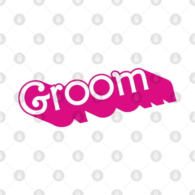 Groom Barbie logo by byb