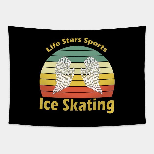 Sport Ice Skating Tapestry by Tribun Dash