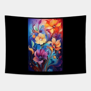 Floral Design Tapestry