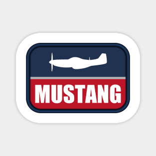 P-51 Mustang Patch Magnet