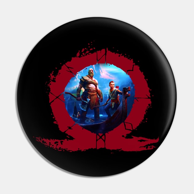 God Of War - The Boat In The Ring Pin by bardor2@gmail.com