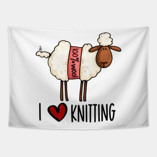 I Love Knitting Tapestry