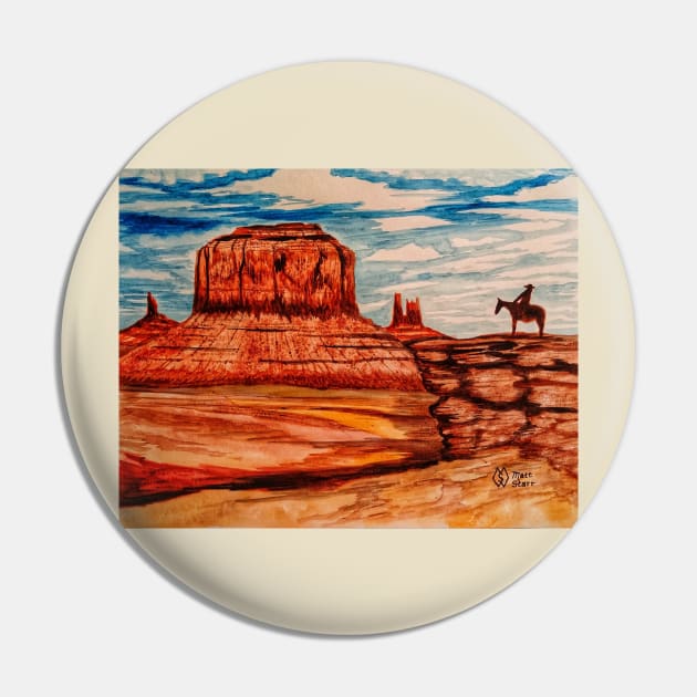 Monument Valley Scenic View Pin by Matt Starr Fine Art