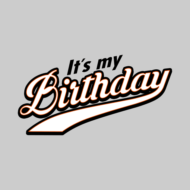 Birthday Bday Typography Gift For Birthday Celebrants by Originals By Boggs