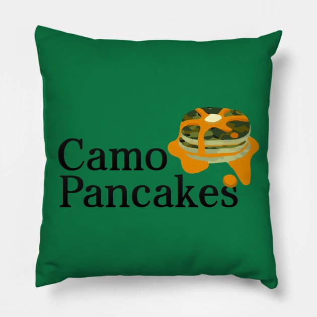 Camo Pancakes Pillow by colonelshaun