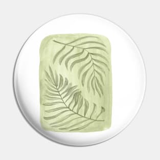 Green leaves Pin