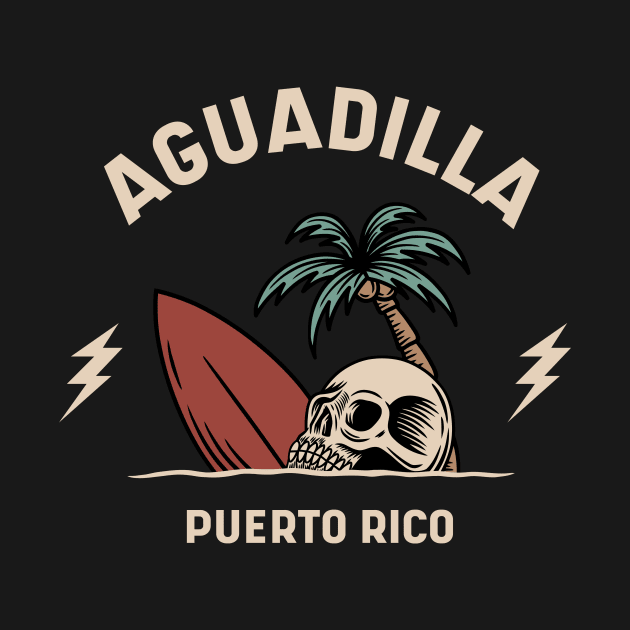 Vintage Surfing Aguadilla, Puerto Rico by SLAG_Creative