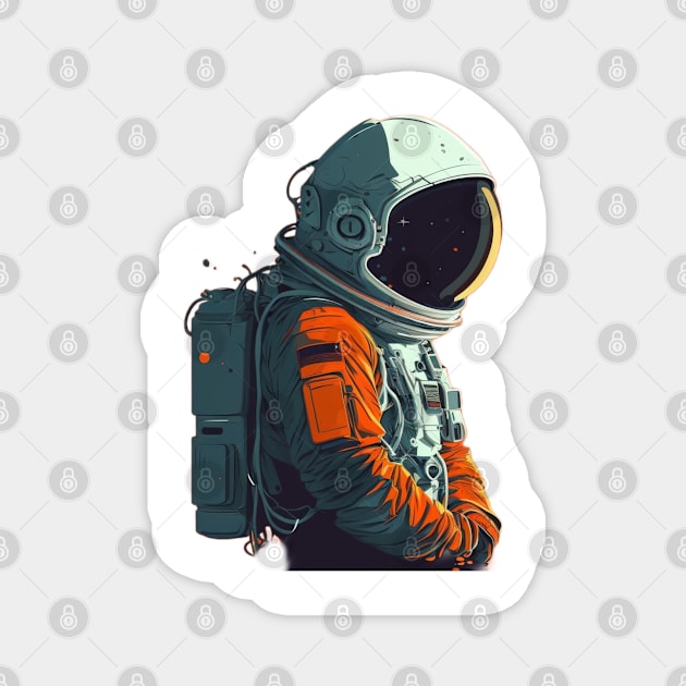 Astronaut Magnet by Bakr