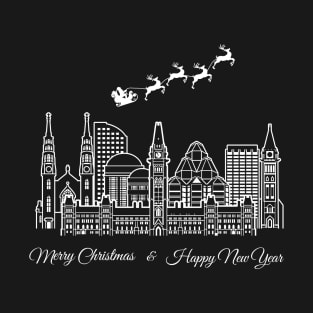 Merry Christmas Happy New Year Ottawa Canada T-Shirt