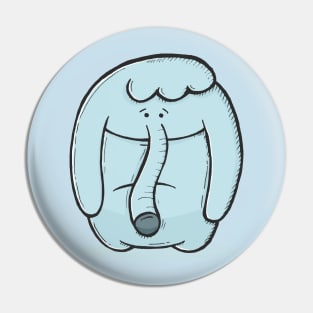 Happy elephant Pin