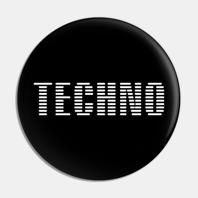 Techno Stripes Pin by K3rst