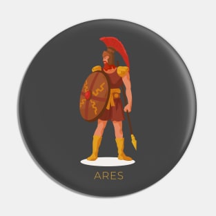 Ares Greek Mythology Pin