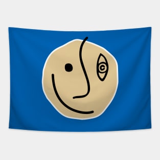 abstract smile NFT Tapestry