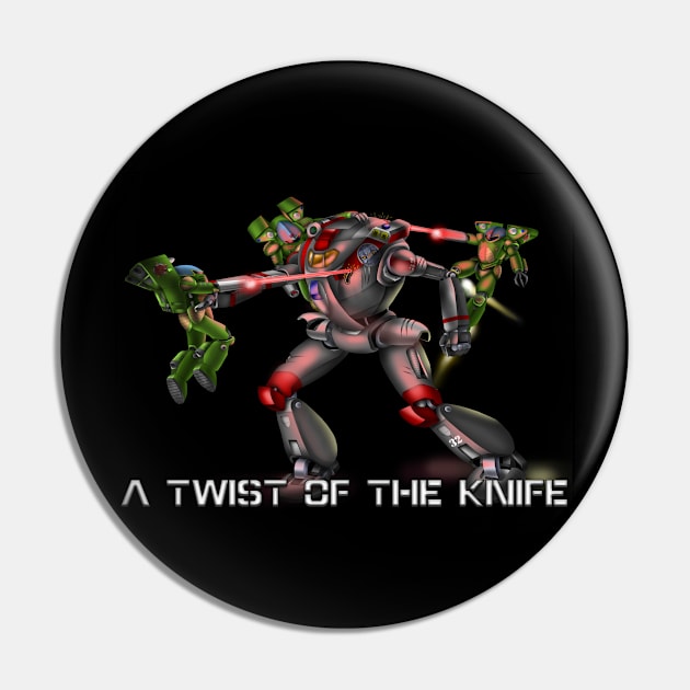 A Twist of the Knife Pin by Oswald's Oddities