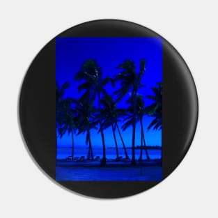 blue trees Pin