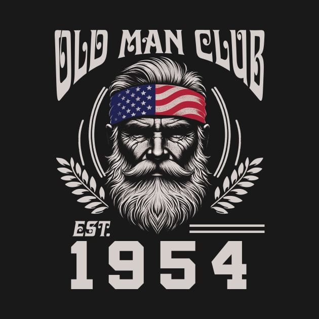 Old Man Club EST 1954 by super soul