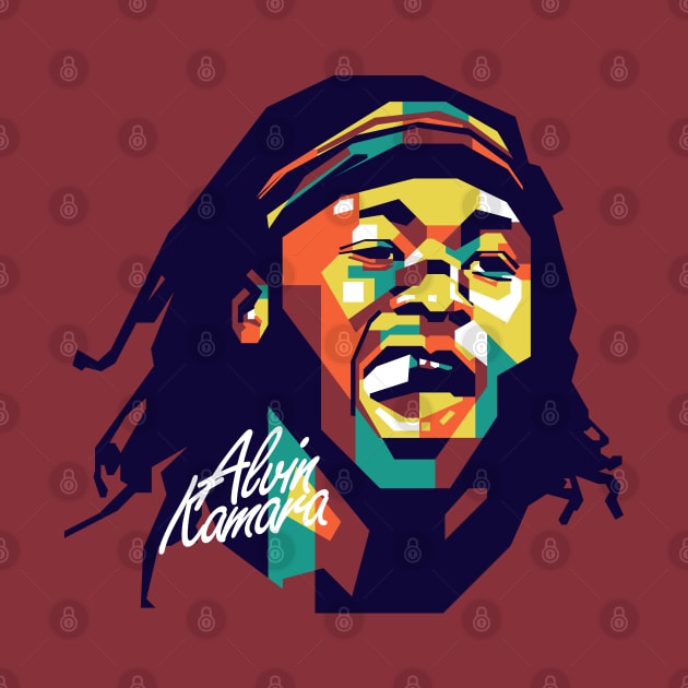 alvin kamara wpap art by pentaShop